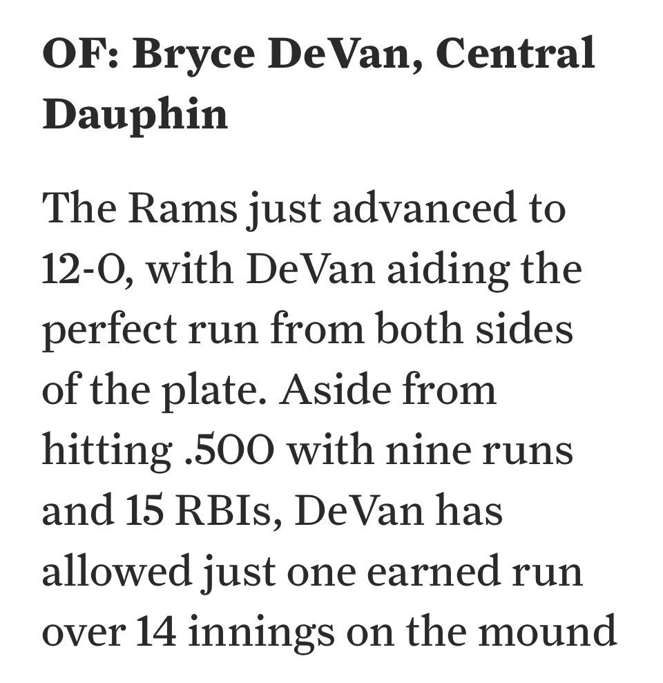 Central Dauphin Rams Baseball tweet media