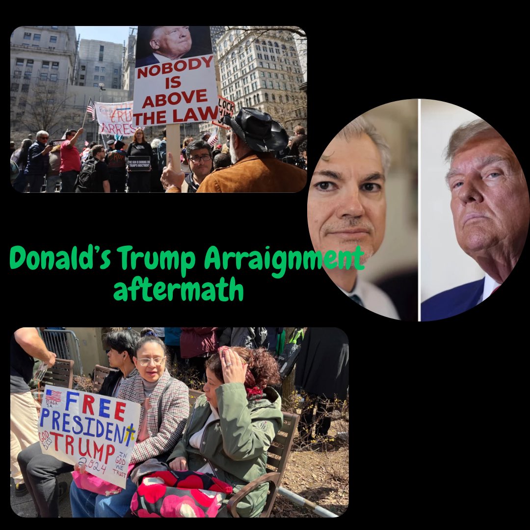 IslandWavesToGo's tweet photo. To find out more information about Trumps Arraignment click the link in the bio! 
✍️ Dante Ortiz 
📸 Ahmed Gaber and Todd Heisler- the New York Times
📸 Tobias Burns- The Hills
📸 RNZ https://t.co/YBDVA7mDWS