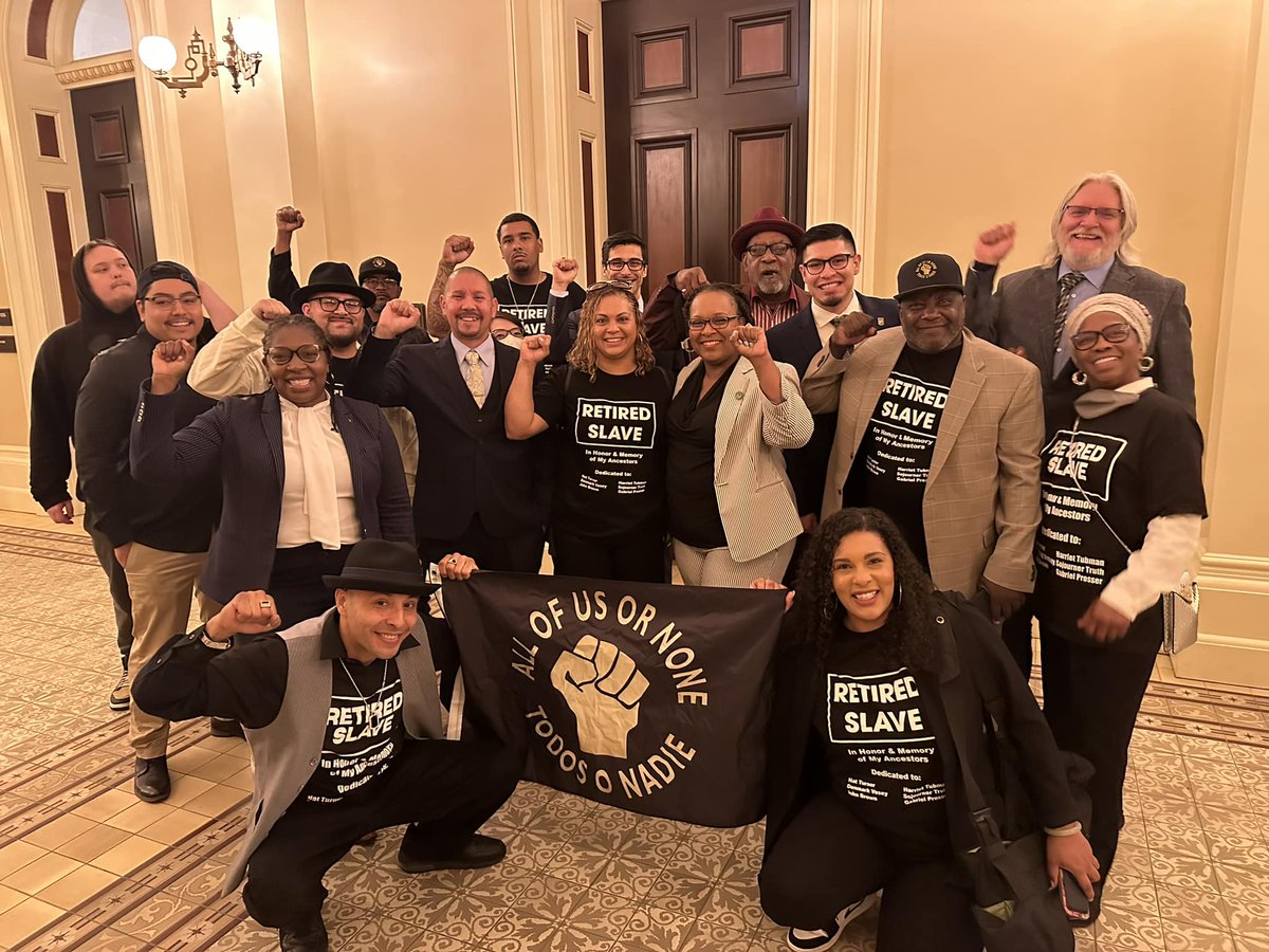 We did it!! #ACA8 passed out of the Assembly Public Safety Committee today!! On to the next!! 

We WILL end modern-day Slavery in California by removing permission for involuntary servitude from our State Constitution!!

THANK YOU @AsmLoriDWilson @AbolitionAct!!!