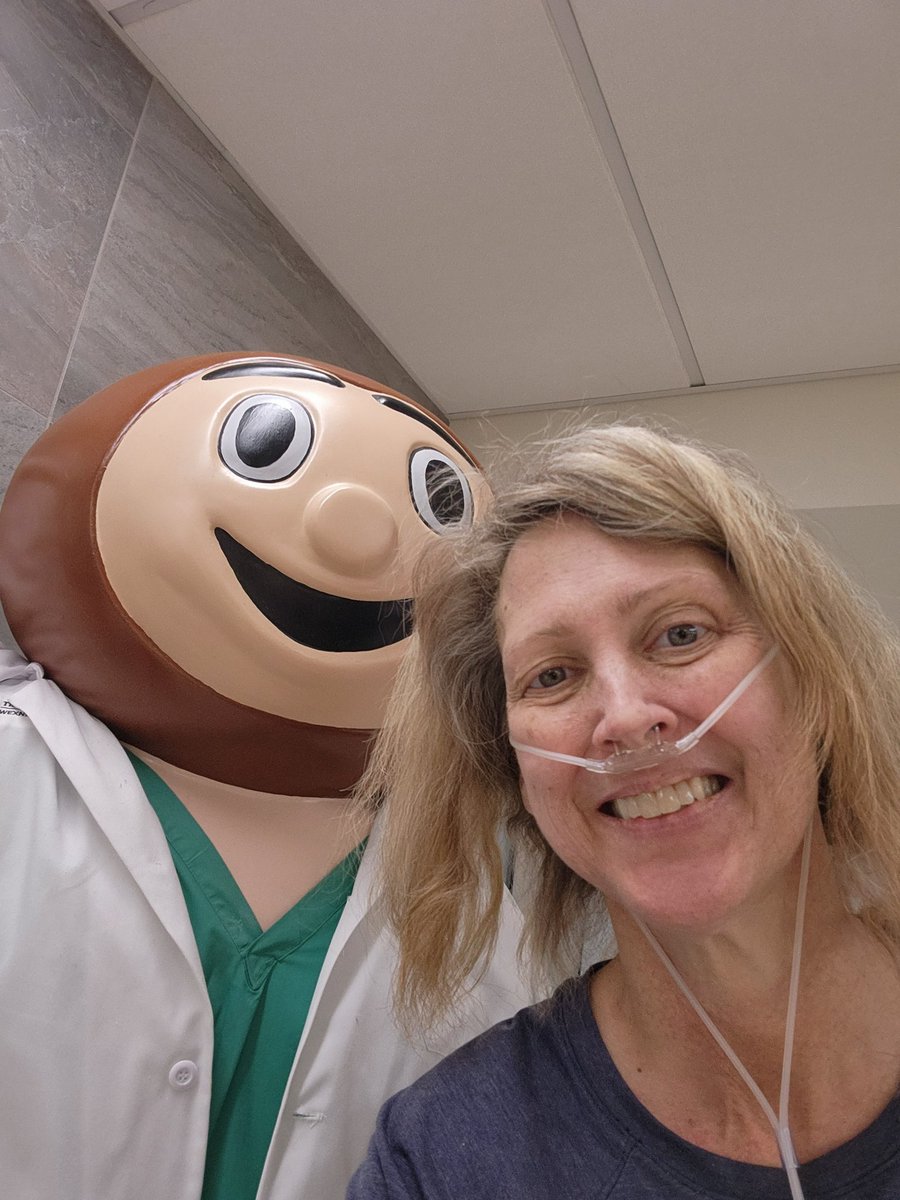 Even small things like  selfies with @thebrutusbuckeye bring me joy and improve my quality of life. #livingwithlungcancer  #qualityoflife #lcsm #egfrcancer #lungcancersurvivor #lungcancerwarrior #livingwithlungcancer