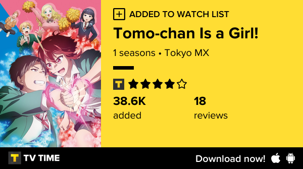 Maryldb's tweet photo. I've just started following Tomo-chan Is a Girl! https://t.co/fV02Sfi3pL #tvtime https://t.co/pxydnBgGbX