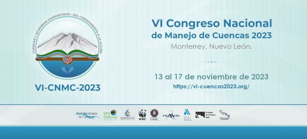 🚨 Te invitamos a participar en las mesas temáticas del VI Congreso Nacional de Manejo de Cuencas que se llevará a cabo en la ciudad de Monterrey, Nuevo León del 13 al 17 de Noviembre de 2023. 

💧 Fecha límite de registro: 16 de junio 
📌 Más información: vi-cuencas2023.org