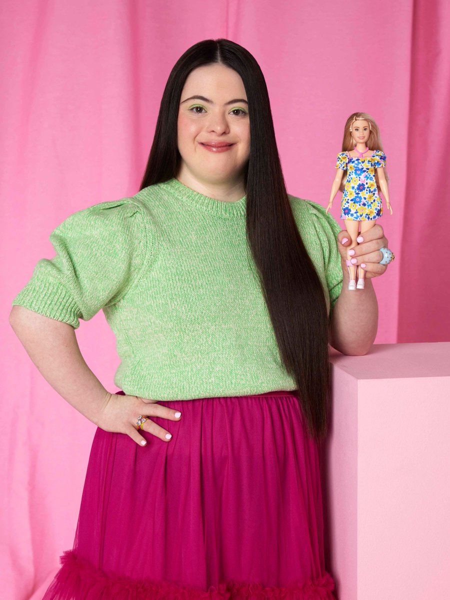rapplerdotcom's tweet photo. Toy maker Mattel has introduced its first Barbie with Down’s syndrome in a bid to make its famous doll range more inclusive. 📸: Mattel/Handout via Reuters https://t.co/pHu89abOb6