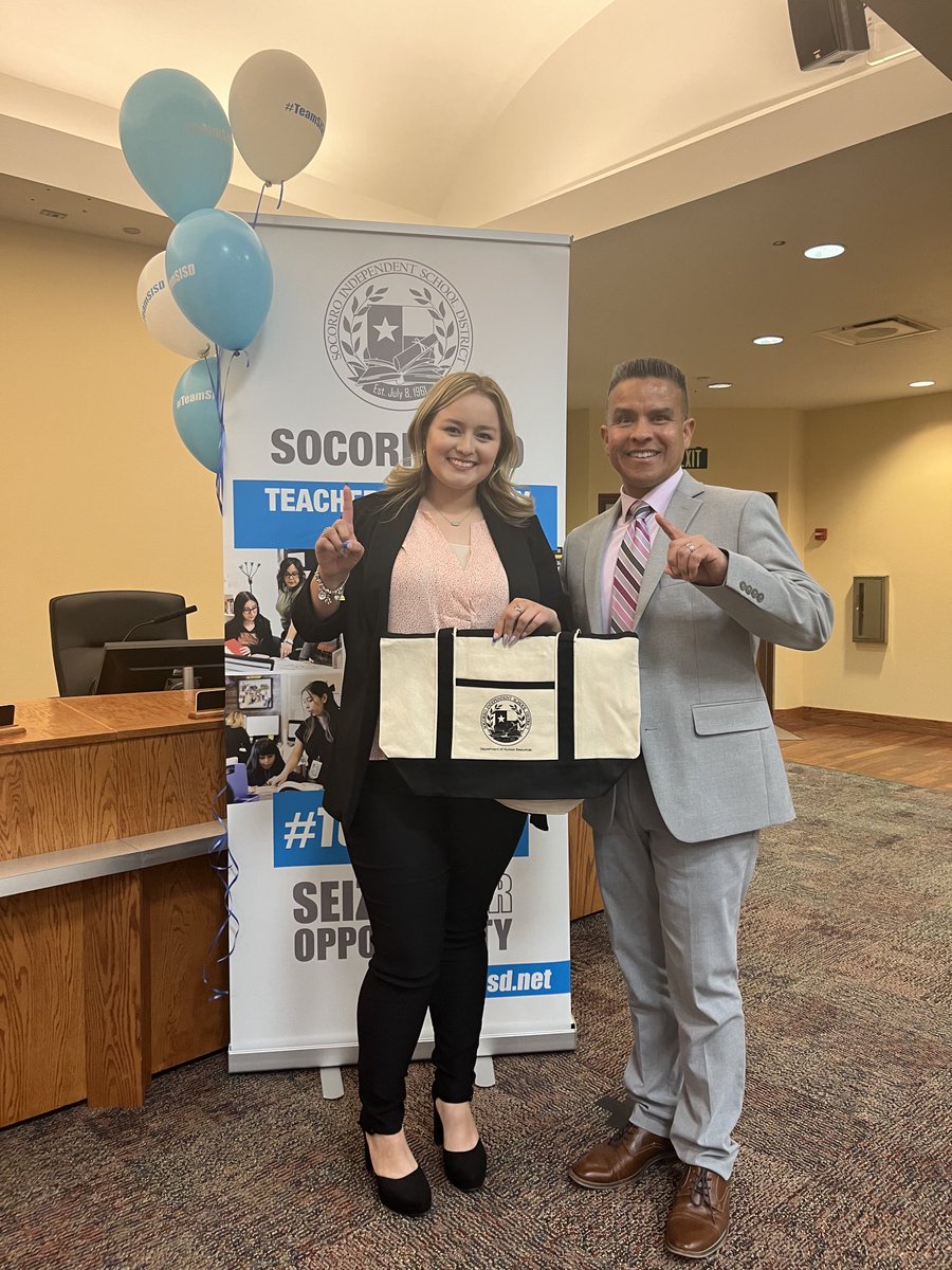 #TeamSISD Teacher Job Fair recommended Ms. Alexandra Miranda for the 2023- 24 school year.  The Right Choice for Col. Ben Narbuth Elementary! 🐇💛💙 Believe, Embrace, Accelerate ⁦<a href="/sisd_hr/">SISD Department of Human Resources</a>⁩