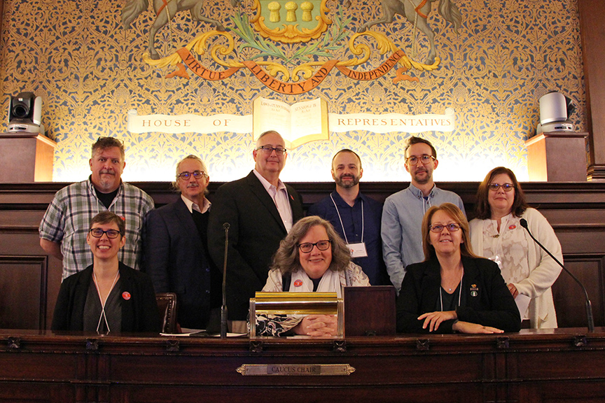 <a href="/statesystem/">Pennsylvania's State System of Higher Education</a> Here's the <a href="/SRU_APSCUF/">SRU_APSCUF</a> group from <a href="/slipperyrocku/">Slippery Rock University</a>.