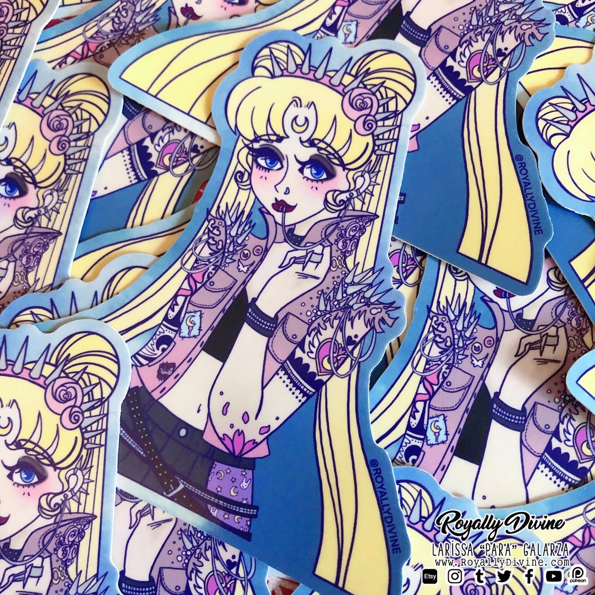 Excited to share the latest addition to my #etsy shop: Punk Sailor Moon Sticker etsy.me/3oKtvep #sticker #royallydivine #angelicpara #sailormoon #punksailormoon #punk #punksticker #sailormoonsticker #moonprincess