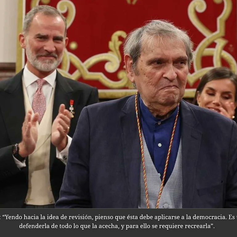 CDCHUCV's tweet image. Felicitamos muy efusivamente al Profesor Rafael Cadenas, poeta, escritor, traductor por haber recibido el Premio Cervantes de Literatura 2022.
Primer venezolano en recibir este galardón.

#OrgulloUcevista
#PremioCervantes2022
#UCVActiva 
#CDCHUCV2023

instagram.com/p/Crei7YRurfU/…