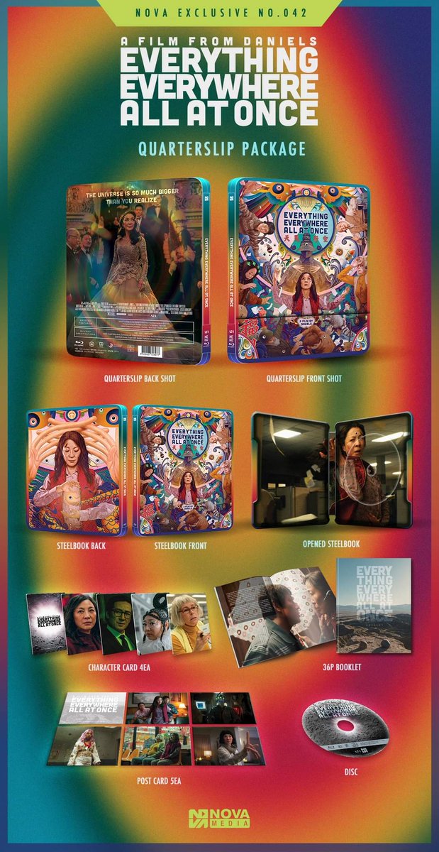 헐 <에브리씽 에브리웨어 올 앳 원스> 독점 스틸북...미쳤네 박스 패키지에는 프로덕션 노트도 있음
5월 19일부터 예약판매 예정
m.facebook.com/story.php?stor…