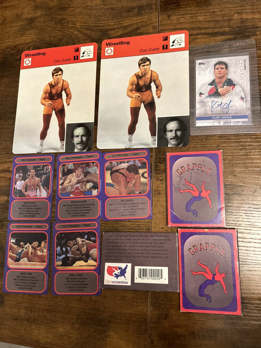 MattWilliamsTho's tweet photo. A decent mail day…

 @Wrestlingcardk1 @hagertony @gmedina142 https://t.co/Mvls2YlO2v