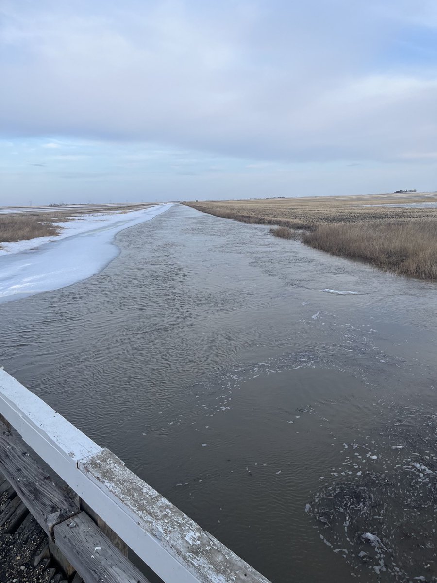 The Souris river is getting full