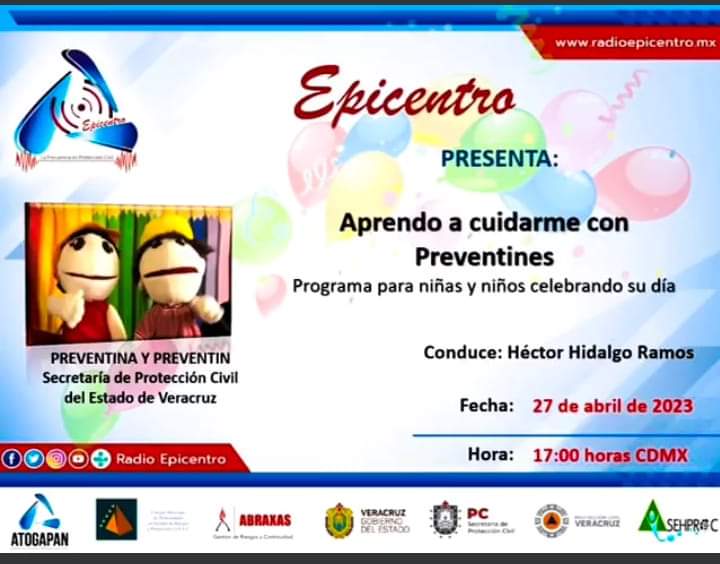 LupitaInstructo's tweet photo. #Preventines de la Secretaría de Protección Civil del estado de Veracruz Visitan #RadioEpicentro.
Acompáñanos, la cita es el jueves 27 de abril a las 5 pm a través Fb Live de Radio Epicentro La Frecuencia de la protección civil.
#RadioEpicentro https://t.co/miwKFS12BP