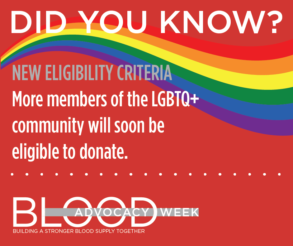 SouthTexasBlood's tweet photo. Only 3% of Americans donate blood, but big changes are coming! 

During #BloodAdvocacyWeek, learn about the upcoming FDA changes that impact hunreds of thousands of individuals previously deferred from donating blood 👉 https://t.co/Dpeb58O3Jr

#WhyBlood @AmericasBlood https://t.co/xDT82lVhEK