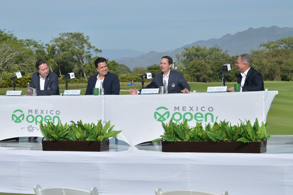 SalinasBenjamin's tweet image. ¡Arrancamos el @MexicoOpenGolf! 
Gracias @Vidanta, @PGATOUR y @fedmexgolf por todo su apoyo para hacer este torneo posible.  
El golf en México está en su mejor momento y nuestra misión es ser una auténtica vitrina para los golfistas mexicanos y latinos⛳️
¡Qué viva el golf!