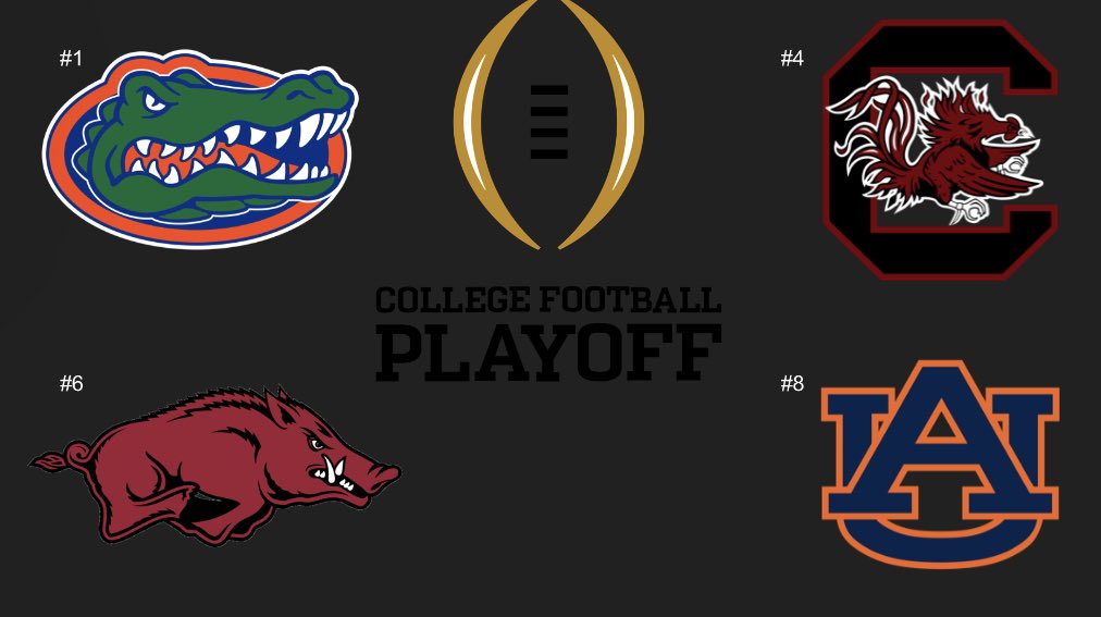 Best of luck to our four participating CFP teams this season!
