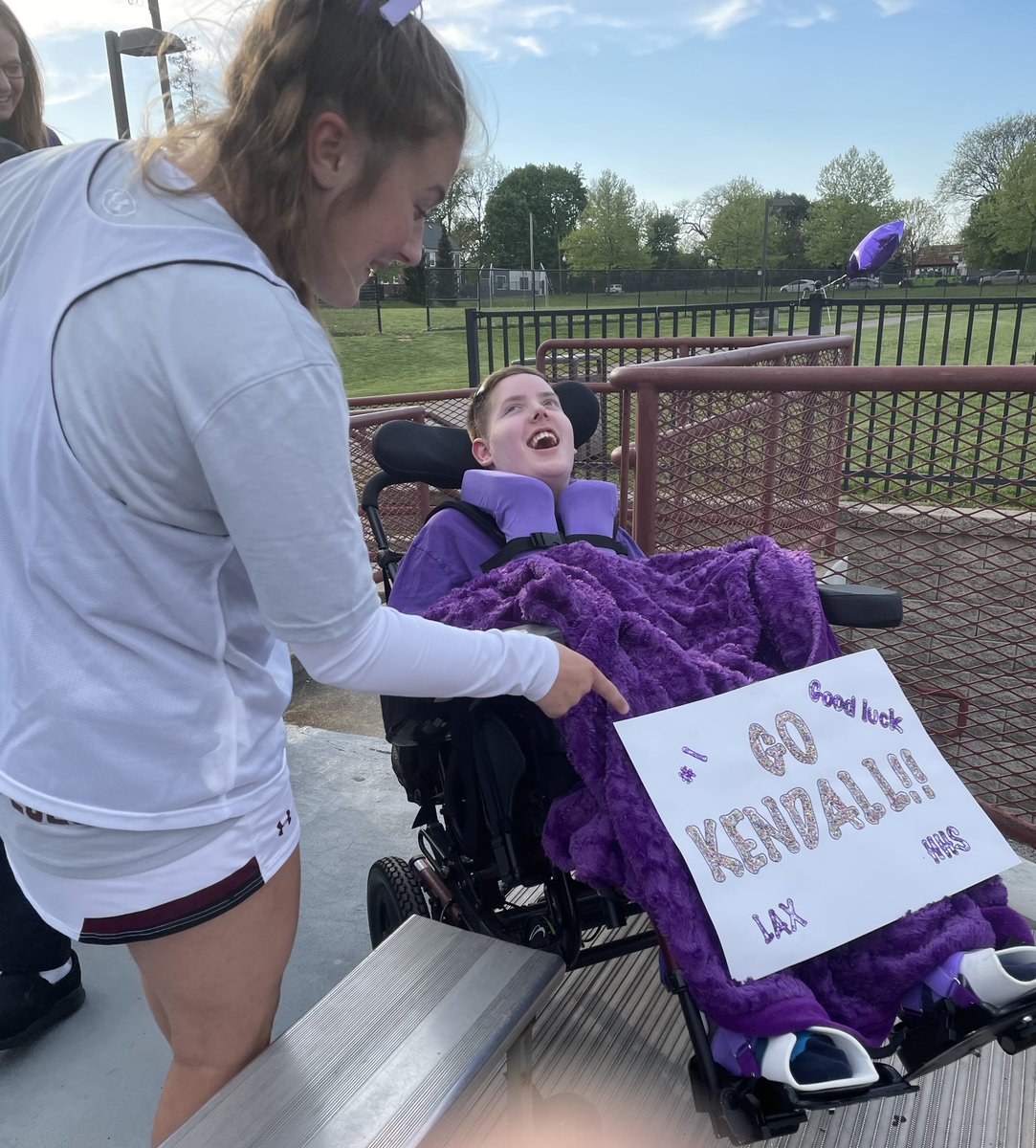 MStolnis's tweet photo. https://t.co/o6M0spnoWH’s.all.about and I’ll say it again and again 💜
Purple game dedicated to Luke- all proceeds being donated to a Leukodystrophy organization in his honor….organized by his friend, Kendall. Can’t put a price tag on their smiles. #Lukestrong https://t.co/GL0pSkkKlW
