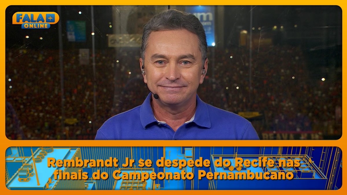 falamaisonline's tweet photo. Rembrandt Jr se despede do Recife nas finais do Campeonato Pernambucano.
https://t.co/zdRGIYI6MX
#GloboPernambuco #GloboRio #Televisão #FalaMaisOnline https://t.co/EbHDZkD5Bn