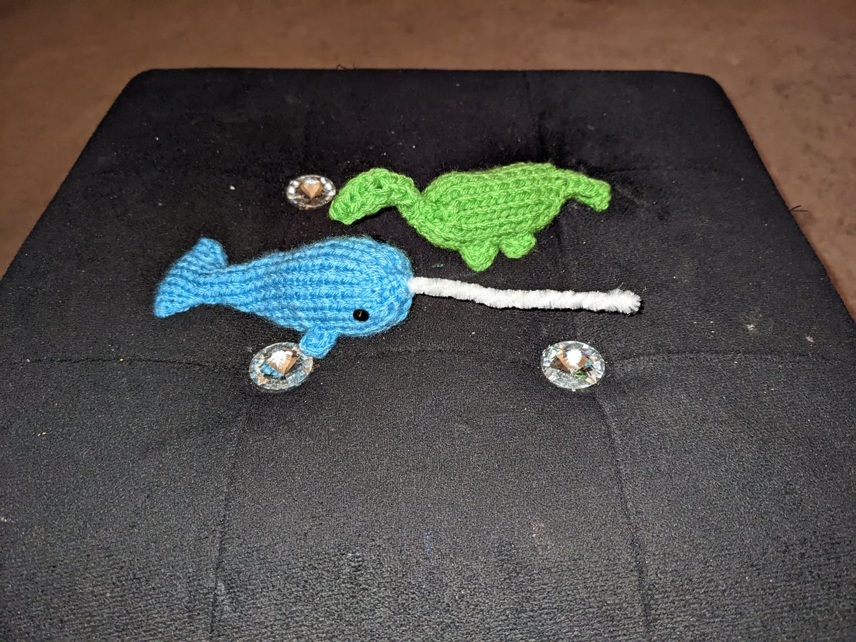 twistingmyths's tweet image. Got a narwhal along with Nessie at the chat now! #writestuff