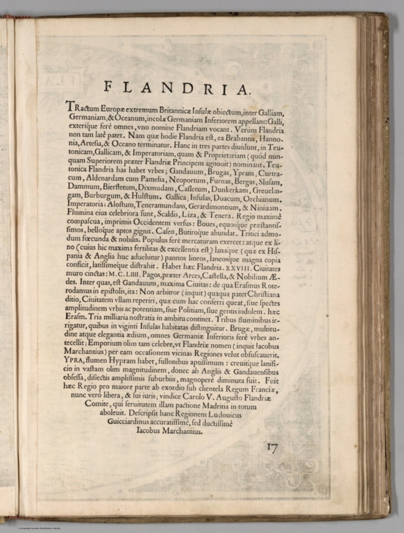 mapfriend's tweet photo. (Text Page) Flandria. 17 Theatrum Orbis Terrarum. (Colophon) Auctoris aere &amp; cura impressum… https://t.co/scmKTINOcE https://t.co/m7KZfFn1cS