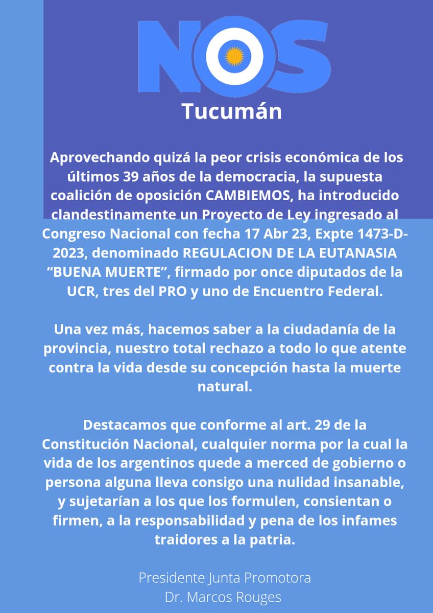 nos_tucuman's tweet photo. #somoslareconquista #somosnos #nostucuman https://t.co/4feZs24feh