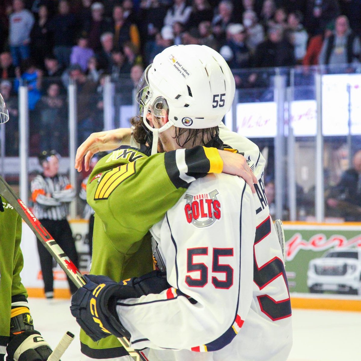 OHLBarrieColts's tweet photo. Battled to the end.

We would like to wish the @OHLBattalion best of luck moving forward. https://t.co/0iQPYtl9cb