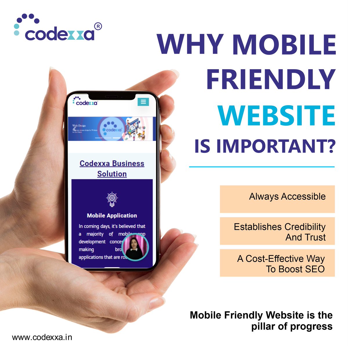 CodexxaIndia's tweet photo. Responsive websites responsive customers - let us help you stand out on Mobile. Connect with Codexxa Business Solution now.
https://t.co/XU5YrOYEdd
#codexx #webdeveloper #itcompany #websitebuilder #website #software #develop #app #branding #seo #appdevelopment https://t.co/ZAhY8ngN6x