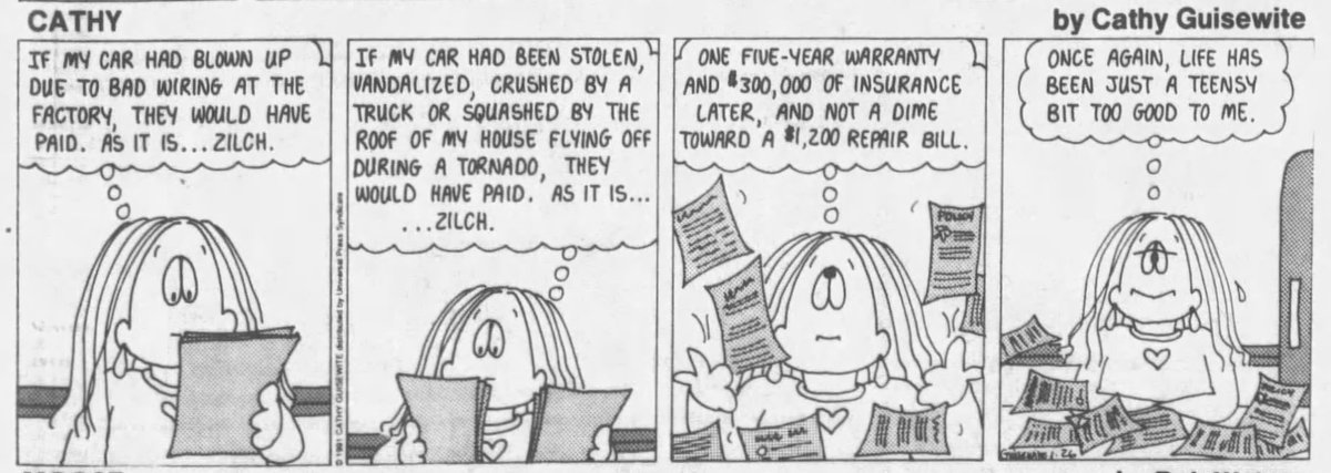 CLASSIC COMIC STRIPS On Twitter Classic Cathy Cathy Guisewite 1 26 91 classic-comic-strips-on-twitter-classic-cathy-cathy-guisewite-1-26-91