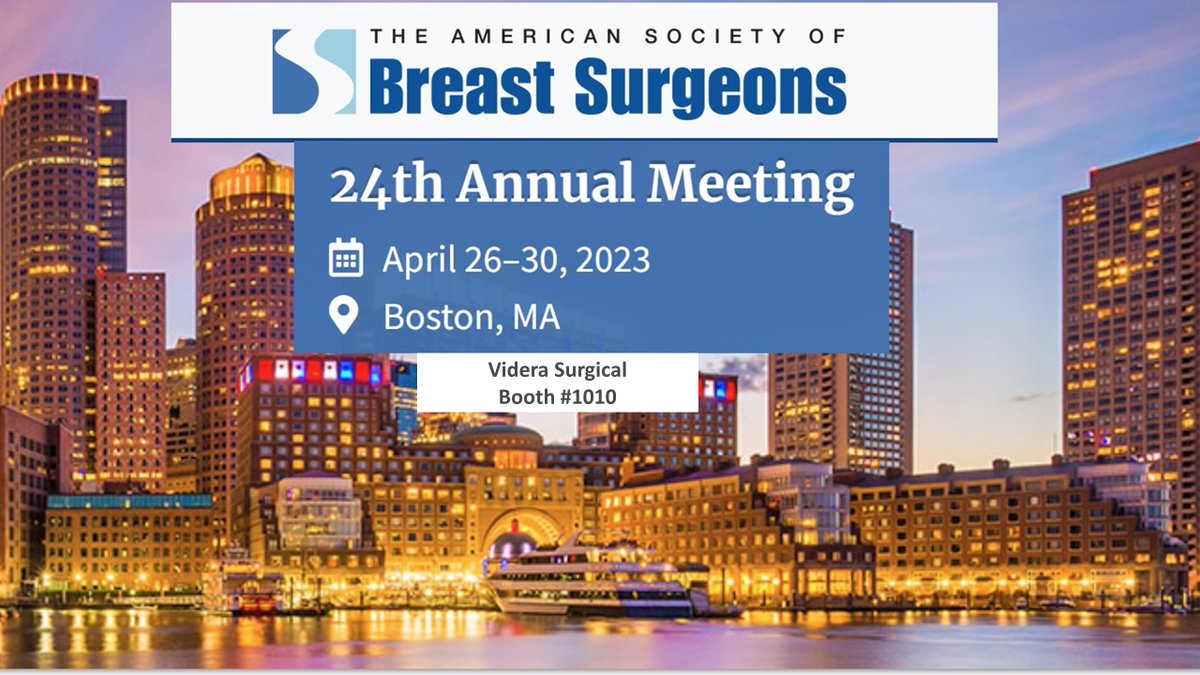 VideraSurgical's tweet photo. Excited to be in Boston this week @ASBrS. Stop by (booth 1010)  and hear how thousand of patients are benefitting from the VeraForm® marker in BCS &amp; why so many surgeons have switched to VeraForm to better mark the cavity vs. clips or other approaches.
#BCSM https://t.co/hZlx5lreMm