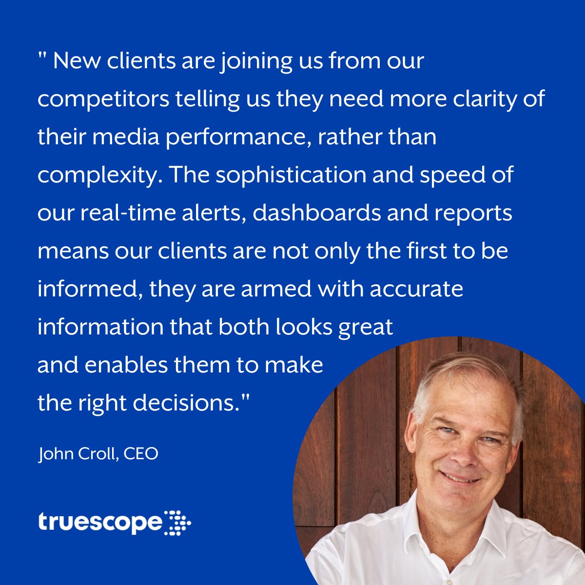 Do you want to see your world more clearly 🌍? #Truescope is a fast growing, tech-led media intelligence business bringing global communicators greater clarity in their media intelligence. Find out more at ➡️ truescope.com 

#mediaintelligence #mediamonitoring #PR