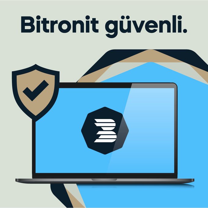 Avounivers's tweet photo. #Bitronit, kullanıcılarının güvenliğini en üst düzeyde tutmak için sürekli olarak güncellenen bir güvenlik politikası uygular. #Türkiye #CEX #CRIPTO #criptocurrency https://t.co/CG1GFC9ByJ