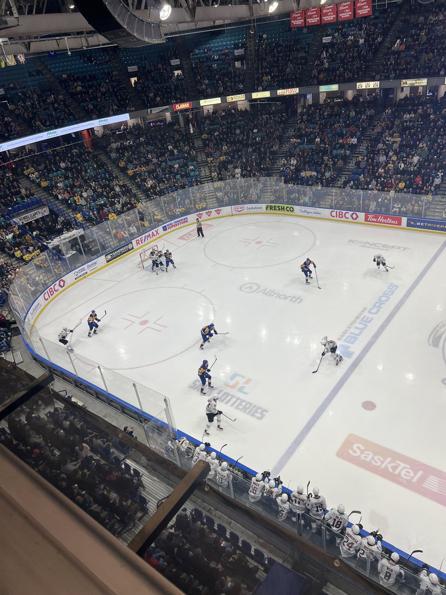 Darren Dupont on Twitter "Saskatoon Blades vs Red Deer Rebels game 7 tonight in Saskatoon."