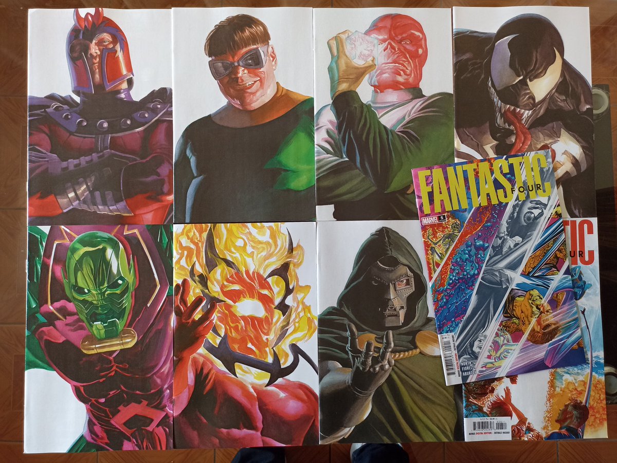 ComicsCrusade's tweet photo. Facsímiles y Fantastic Four de @ryanqnorth, @FiorelliIvan con portadas de @thealexrossart https://t.co/4DsXGx0HSk