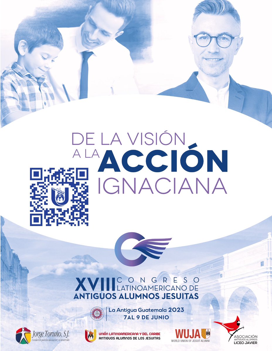 uasialac's tweet photo. XVIII Congreso Latinoamericano de Antiguos Alumnos Jesuitas

De la Visión a la Acción Ignaciana

🇬🇹 La Antigua, Guatemala

🗓 Del 7 al 9 de Junio de 2023

👉🏻 https://t.co/kIrPb3QSgM

#AlumniSJ #UASIALAC #WUJA https://t.co/U26YrxKR3o