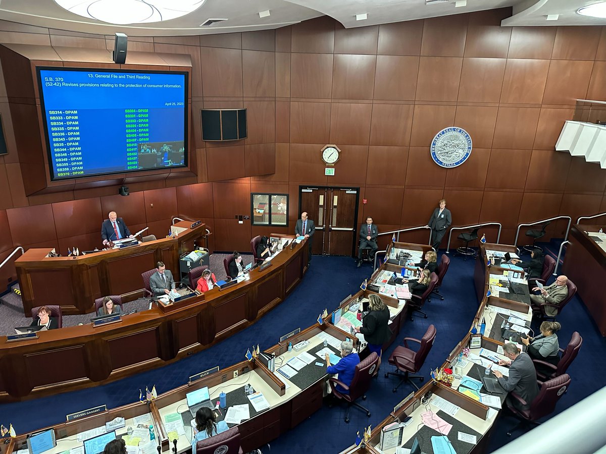 BattleBornProg's tweet photo. THANK YOU, @Nicole4Nevada for leading on #SB370 to protect our health data! #nvleg https://t.co/YSeJ5N4Tl8