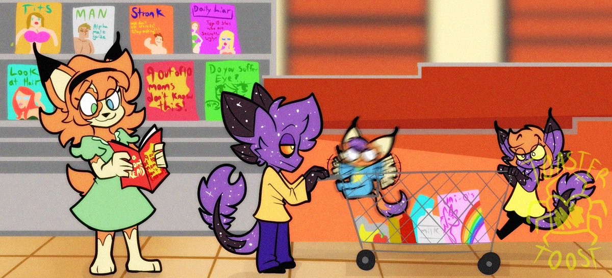 ToostyToost's tweet photo. @TheFrenchNugget yo, I'm a cartoonist who does fanart and and original content! https://t.co/O26mTjpBae