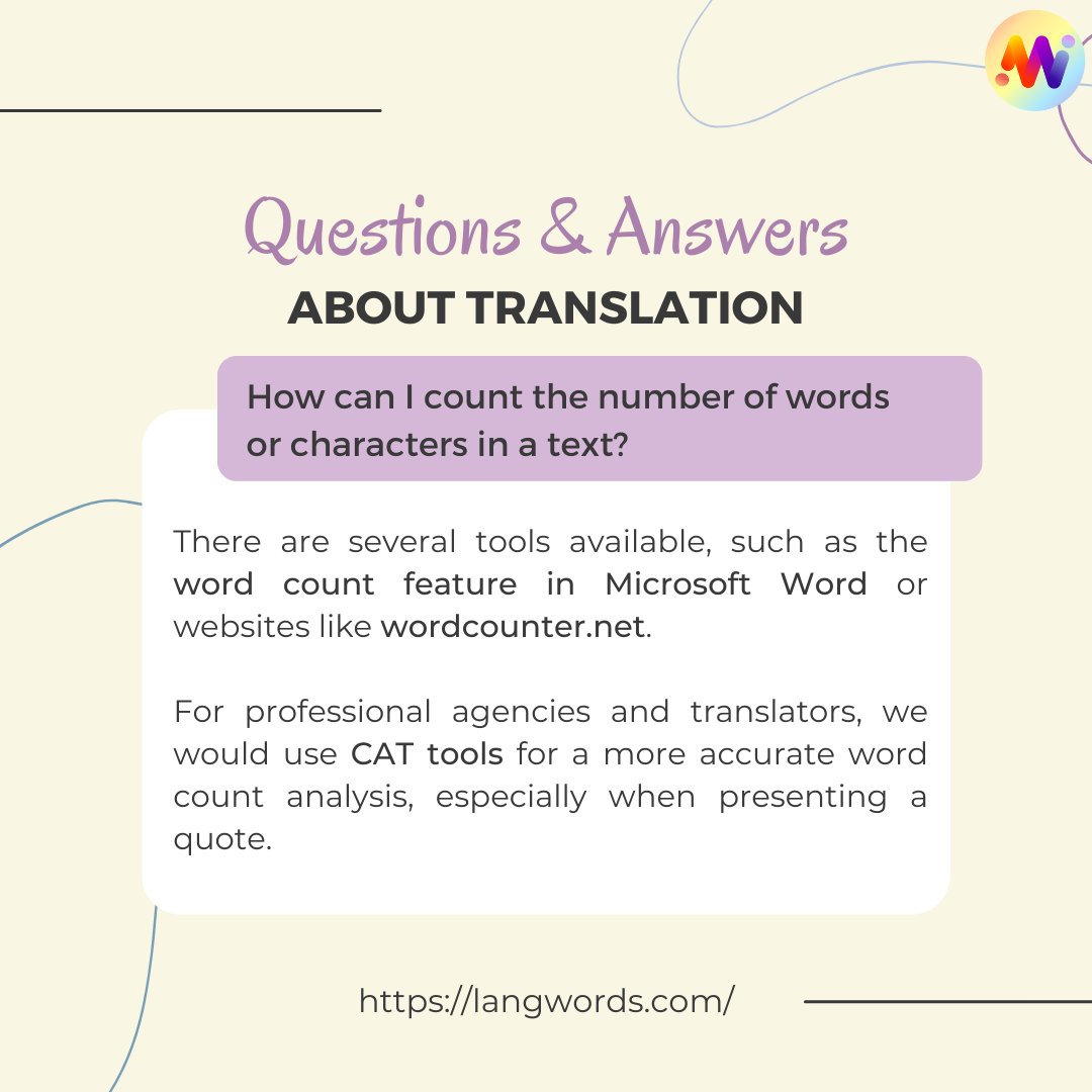 langwords's tweet photo. 2/2 🤔Wondering about the difference between translators and interpreters? Or how the cost of a translation is calculated? Buckle up and impress your friends with your new knowledge of the translation world. 🤓
#Translation101 #TranslationTips #Localization #Translation https://t.co/GmU3SyCNSX