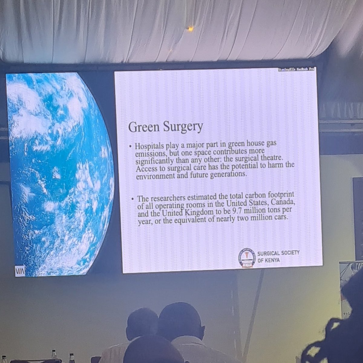 JoyceChegeMD's tweet photo. At the 23rd annual @KenyaSurgical SSK annual Scientific conference. Awesome keynote address by Prof. Salome maswime. It's interesting how she's highlighted the role the surgeon plays in climate change!!! #SSKConf2023 #globalsurgery https://t.co/Qlekqydk7P