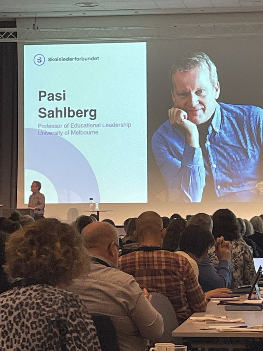Inspiring to hear from Pasi Sahlberg on “Mission Impossible - Leadership for engagement” the challenges facing school leaders and taking positive action towards #SustainableLeadership