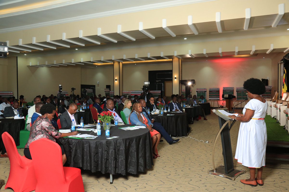 RIFMakerere's tweet photo. @GovUganda chief whip, Hon @HamsonObua invites Hon Min. @mist_science, @DrMusenero Monica to air out her remarks during the High-Level Breakfast meeting to share the Achievements of Mak-RIF. #MakResearch https://t.co/Fn31Jmjwcn