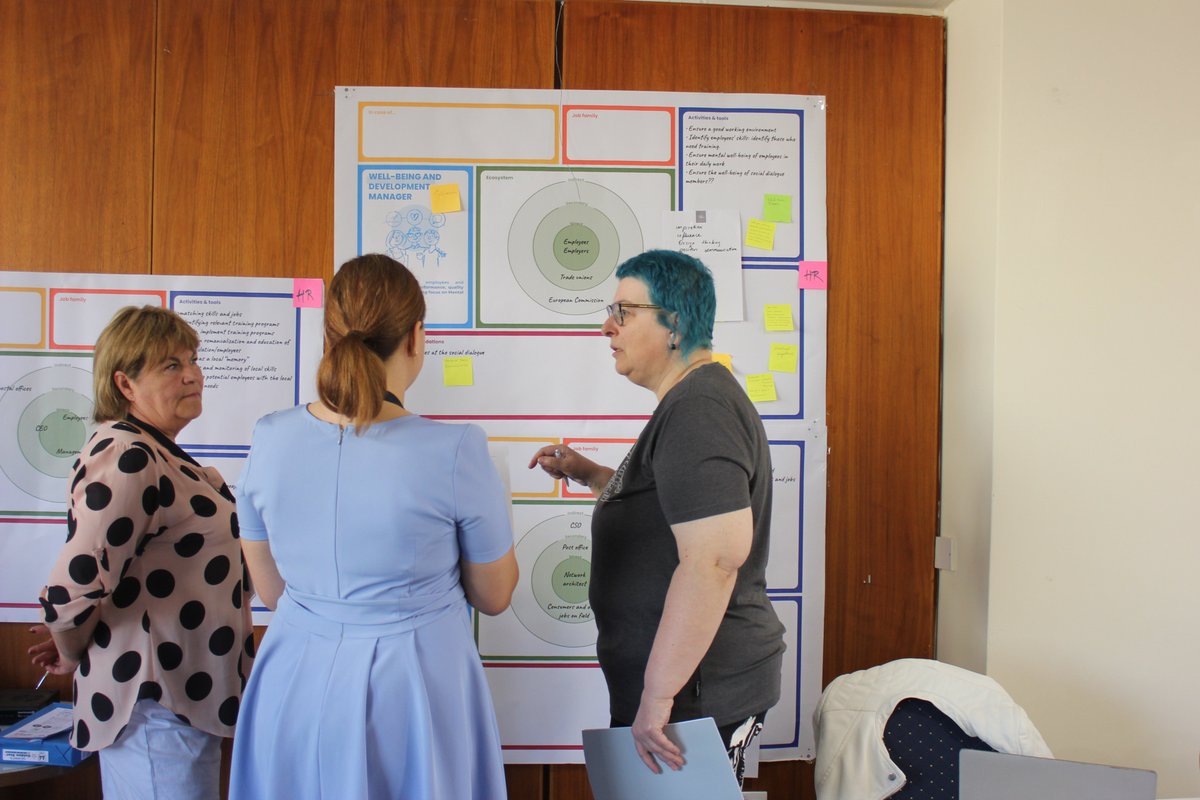 TheWorldofWork1's tweet photo. During the operational recommendations session of the #SDCProject #workshop, participants offered insights and ideas for improvement, diving deeper into specific challenges and solutions in an active problem-solving exercise. @D_Theodorakis @margakis @WaqasAhsen2 @AndoniAngjelo https://t.co/db4Clq0JnJ