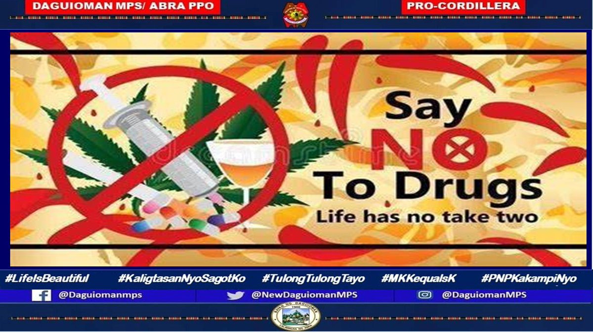 Life is beautiful. Say No to drugs.
#TeamPNP
#WeServeAndProtect
#PNPKakampiMo