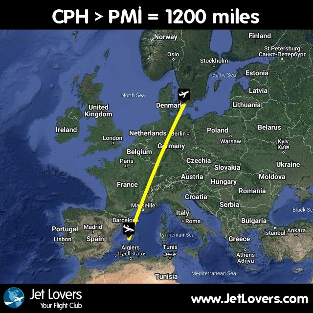 Lars_Lorenzo's tweet photo. My flight #244 on #JetLovers: CPH > PMI - another 1200 miles in the air! https://t.co/ARIu7Lg5v9 https://t.co/BBm04DRHyk