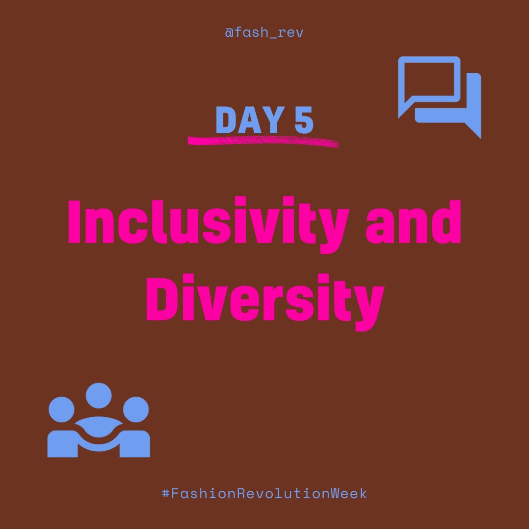 Fash_Rev's tweet photo. Welcome to day 5 of #FashionRevolutionWeek 🗓️

Today we’re zooming in on points 3 &amp; 5 of our manifesto, which focus on uplifting voices and championing diversity. 

What do these manifesto points mean to you? Let us know in the comments ⬇️

#WhoMadeMyFabric #GoodClothesFairPay https://t.co/19zcMjEVmB