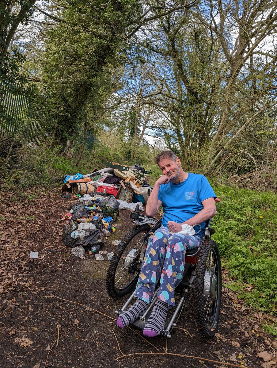 Went to see the bluebells at the end of our lane. 😭
#FlyTipping #Accessibility #MSAwarenessWeek