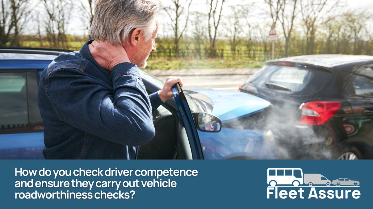 How do you check driver competence & ensure they carry out roadworthiness checks? What processes have you got in place to assess compliance to your road risk policies?

Drop us a message and we will contact you with details about our assessments loom.ly/FAakBF8 #roadrisk