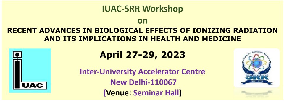 SRR_India's tweet photo. We are excited to welcome you all the participants for the IUAC-SRR workshop at Inter-University Accelerator, New Delhi. 🤩 #SRRIndia #Radiation #Research #Cancer #IUAC https://t.co/XoSGasJG6t