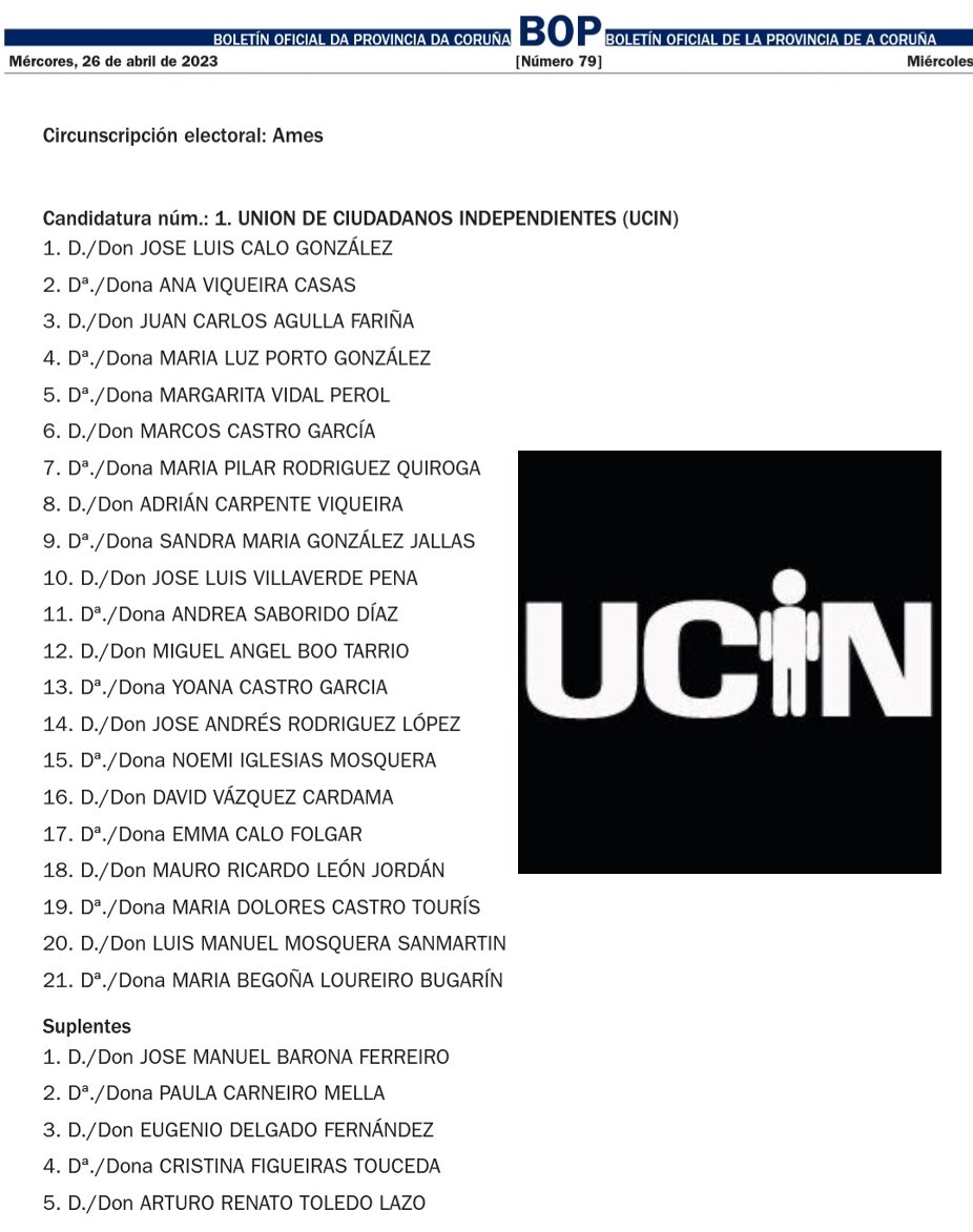 🟢🟠 𝐘𝐚 𝐞𝐬 𝐨𝐟𝐢𝐜𝐢𝐚𝐥! UCIN Ames  𝐒𝐨𝐦𝐨𝐬 𝐥𝐚 ú𝐧𝐢𝐜𝐚 𝐜𝐚𝐧𝐝𝐢𝐝𝐚𝐭𝐮𝐫𝐚 𝐢𝐧𝐝𝐞𝐩𝐞𝐧𝐝𝐢𝐞𝐧𝐭𝐞 𝐲 𝐦𝐮𝐧𝐢𝐜𝐢𝐩𝐚𝐥𝐢𝐬𝐭𝐚 𝐜𝐨𝐧 𝐩𝐨𝐝𝐞𝐫 𝐝𝐞 𝐝𝐞𝐜𝐢𝐬𝐢ó𝐧 𝐩𝐫𝐨𝐩𝐢𝐚. 
𝐄𝐋 𝐂𝐀𝐌𝐁𝐈𝐎 𝐐𝐔𝐄 𝐀𝐌𝐄𝐒 𝐄𝐒𝐏𝐄𝐑𝐀
#eleccionesmunicipales2023