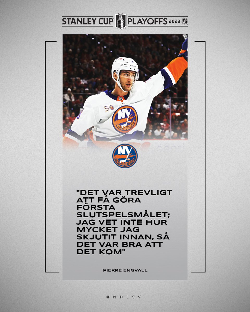 NHLsv's tweet photo. Pierre Engvall slog till med första slutspelsmålet när det behövdes som mest.
Läs mer här: https://t.co/1j4vHADkx4
@NYIslanders | #Engvall | #Isles https://t.co/ohf2hAVmMG
