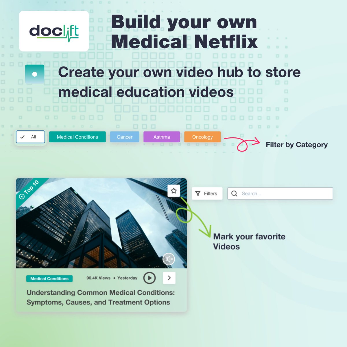 expertsharelive's tweet photo. doclift features also include having your own library to store videos and documents in an e-learning setting
#medicaleducation #medicalnews #medicaltraining #medicalevents  #onlinemedicaltraining #healthcare #DigitalHealth #PatientEngagement #HealthcareAI #chatgpt https://t.co/mN3eOtl8pt
