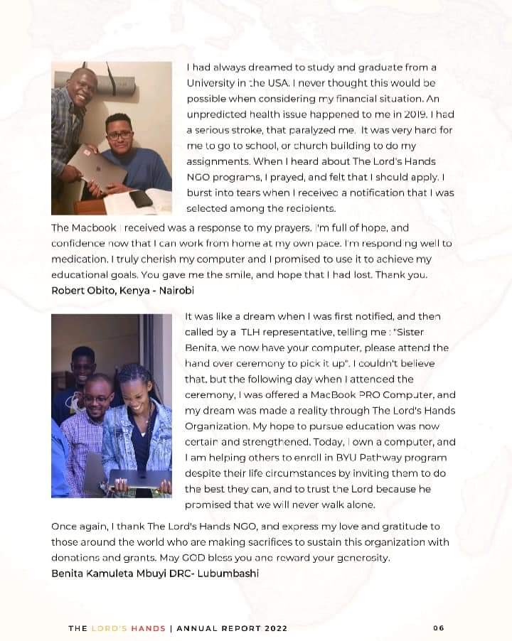 TheLordsHandNG1's tweet photo. In the report, you will find information on our mission and accomplishments, as well as testimonials from the people whose lives we have impacted through our work. https://t.co/nn3edYG7xa