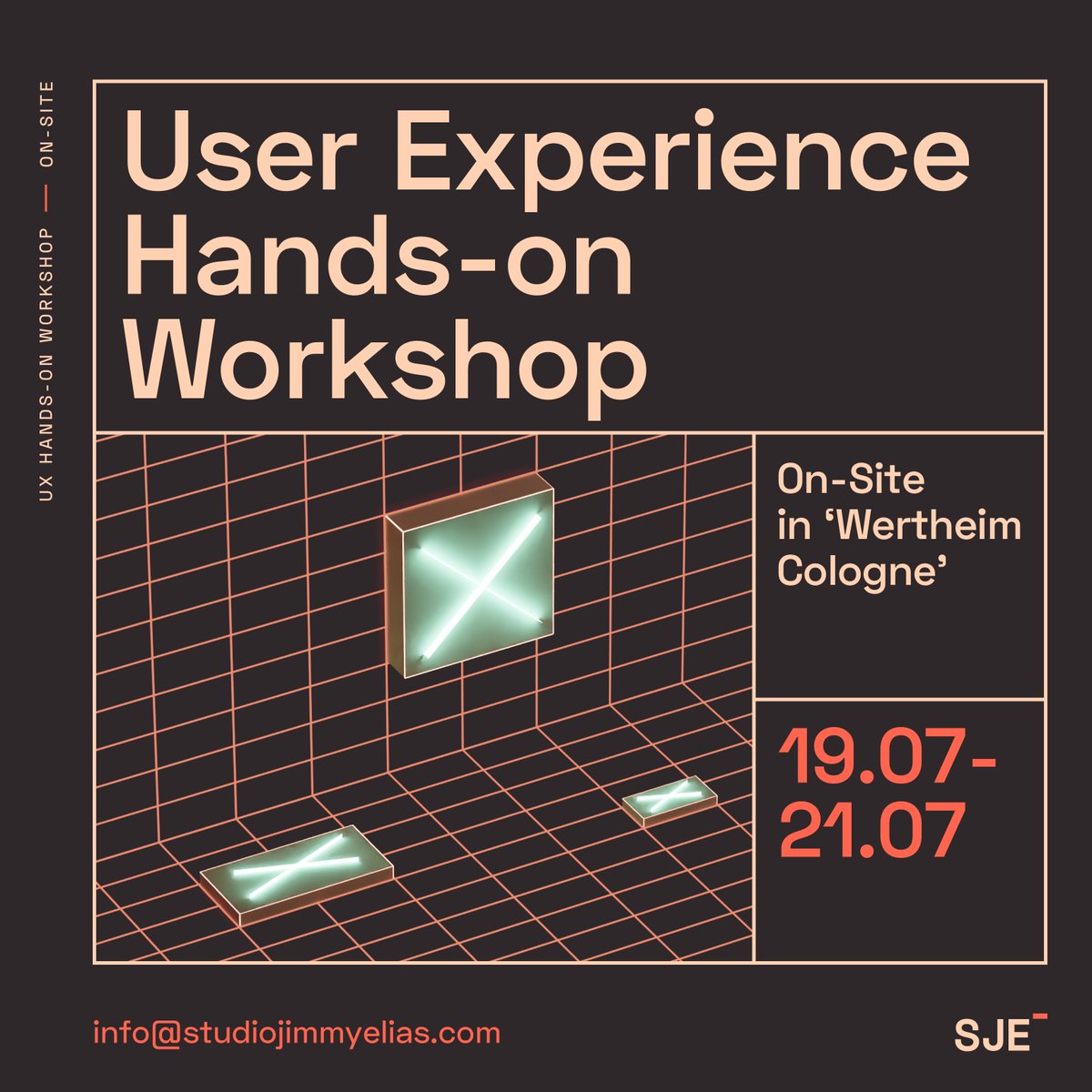 UX Hands-on Workshop (in German) ✹ On-Site (Cologne) ✹ 19.-21.07.2023 ✹ 👉 training.studiojimmyelias.com/de/hands-on-wo… Der Workshop bietet ein umfassendes Eintauchen in den User Experience Design-Prozess durch eine perfekte Verbindung von Theorie und Praxis.  #uxdesign #ux #workshop #köln